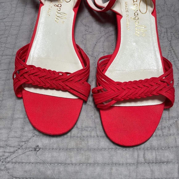 Red Pappagallo Vintage Vibe Sandals Size 5 - Picture 12 of 16